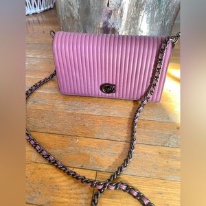 Sold Coach Quilted Dinky Crossbody